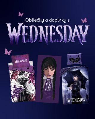 Trocha temnoty, množstvo štýlu a útulnosť, ktorú by si zamilovala aj samotná Wednesday. ✨ Taká je naša kolekcia obliečok,...